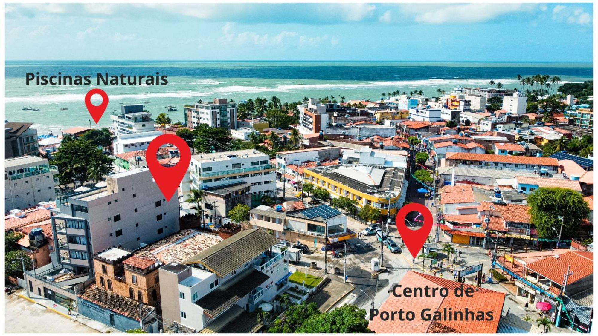 Melhor Localizacao Porto Galinhas 50M Do Mar E Centrinho - Com E Sem Piscina Privativa Family Flats Pôrto das Galinhas Zewnętrze zdjęcie